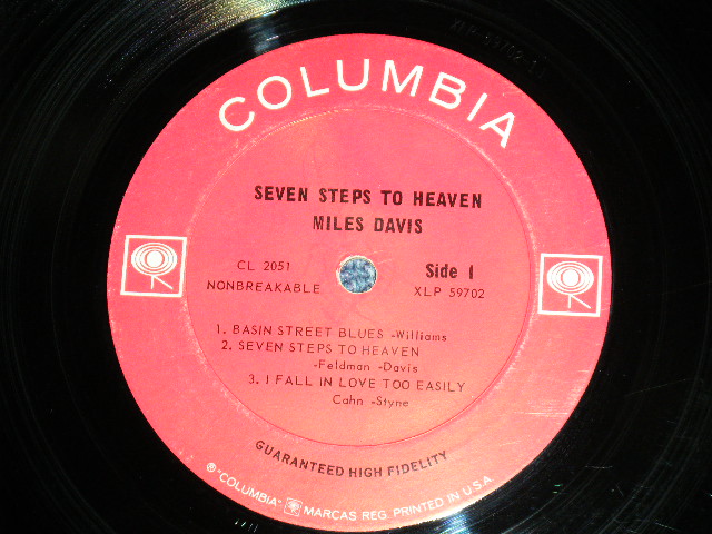 画像: MILES DAVIS  -  SEVEN STEPS TO HEAVEN (Ex++/Ex+++) / 1963 US ORIGINAL  "2 EYE'S with GURANTEED HIGH FIDELITY on BOTTOM Label"  MONO Used LP 