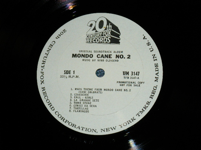 画像: OST / MUSIC BY  NINO OLIVIERO - MONDO CANE NO.2 ( Ex+/MINT-) / 1964 US ORIGINAL "WHITE LABEL PROMO" MONO Used LPLP 