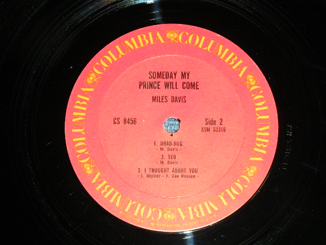 画像: MILES DAVIS  -  SOMEDAY MY PRINCE WILL COME  (Ex++/Ex+++,Ex++) / Early 1970's US REISSUE  "EARLY 70'S  Label" STEREO Used LP 