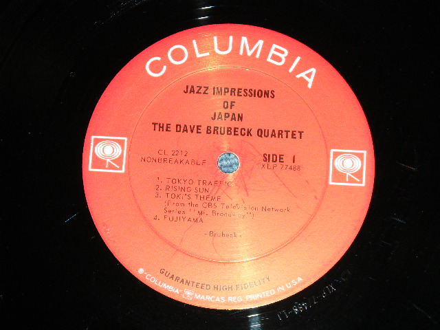 画像: THE DAVE BRUBECK QUARTET -  JAZZ IMPRESSIONS OF JAPAN  (Ex++/Ex+++,B-3&4 : Ex )  )  / 1964 US AMERICA ORIGINAL 1st Press  "2 EYES with GURANTEED HIGH FIDELITY  Label" MONO  LP 