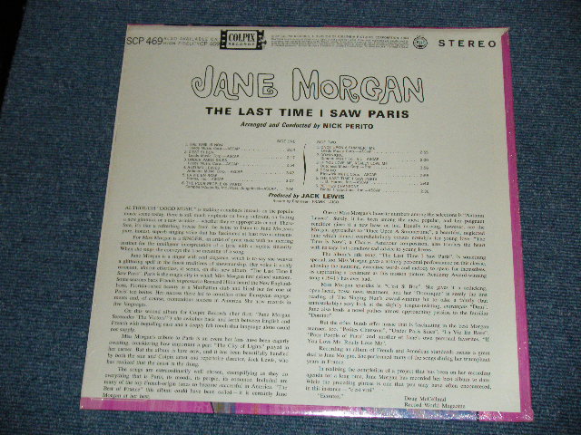 画像: JANE MORGAN - THE LAST TIME I SAW PARIS ( MINT-/MINT- ) / 1964  US AMERICA ORIGINAL STEREO Used LP 
