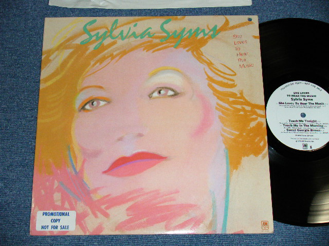 画像1: SYLVIA SYMS (with WILL LEE,STEVE KHAN,RON CARTER,PATTI AUSTIN,GWEN GATHRIE,+) - SHE LOVES TO HEAR THE MUSIC  (Funky & Rare Groove Female Singer : Ex++/Ex+++)  / 1978 US AMERICA ORIGINAL "WHITE LABEL PROMO"  Used  LP