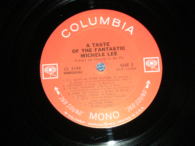 画像: MICHELE LEE - A TASTE OF THE FANTASTIC  ( Ex+++/Ex+++) / 1966  US AMERICA ORIGINAL "360 SOUND Label" MONO Used LP 