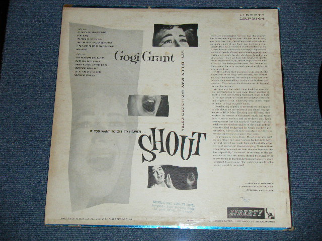 画像: GOGI GRANT - IF YOU WANT TO GET TO HEAVEN ... SHOUT ( Ex/Ex++,Ex+++) / 1960 US ORIGINAL MONO LP