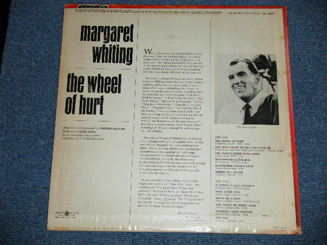 画像: MARGARET WHITING - THE WHEEL OF HURT (Ex++,Ex+/Ex++) /  1967 US AMERICA ORIGINAL 1st Press "BOXED RED LONDON Label" MONO Used LP