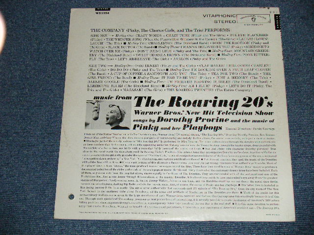 画像: DOROTHY PROVINE and The Music PINKY and Her PLAYBOYS - THE ROARING 20's   (Ex/Ex++) / 1961 US ORIGINAL STEREO Used  LP