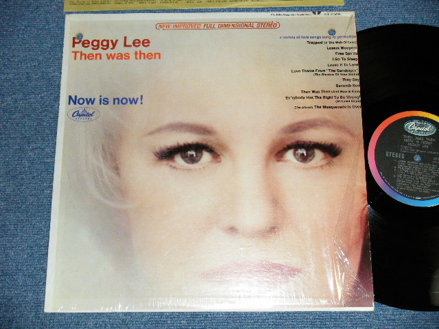 画像1: PEGGY LEE - THEN WAS THEN ( MINT-/Ex+++ )  / 1965 US ORIGINAL "BLACK With RAINBOW Label" STEREO Used LP 