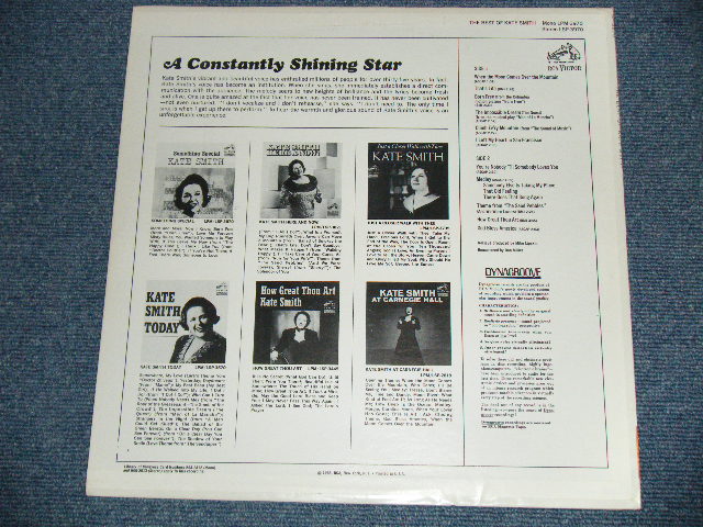 画像: KATE SMITH - THE BEST OF ( Ex+++/Ex+++ )    / 1968 US AMERICA ORIGINAL "ORANGE Label"  Used LP 
