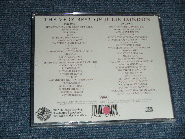 画像: JULIE LONDON - THE VERY BEST OF  /  2005 US AMERICA Used 2-CD'S 