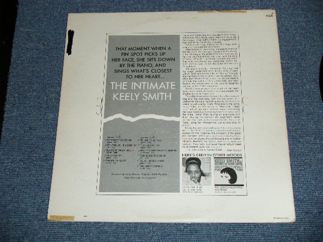 画像: KEELY SMITH -  THE INTIMATE ( Ex++/Ex+++ )  / 1964 US AMERICA ORIGINAL Mono  Used LP 