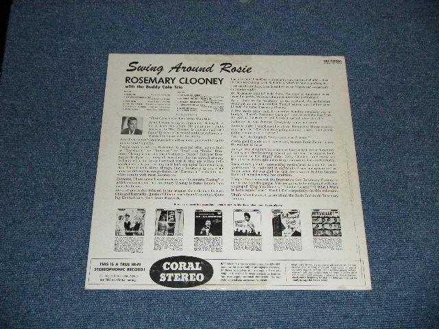 画像: ROSEMARY CLOONEY  with The BUDDY COLE TRIO - SING AROUND ROSIE  ( Ex/Ex+++  ) / 1959 US AMERICA ORIGINAL STEREO  Used LP