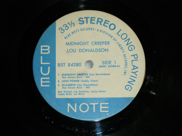 画像: LOU DONALDSON -  MIDNIGHT CREEPER ( VG+/Ex ) /  1968 US AMERICA ORIGINAL "A DIVISION of LIBERTY RECORDS Label" STEREO Used LP 