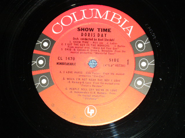 画像: DORIS DAY - SHOW TIME ( Ex/MINT- SWOFC, EDSP )   / 1960 US ORIGINAL "6 EYES Label" Mono Used LP