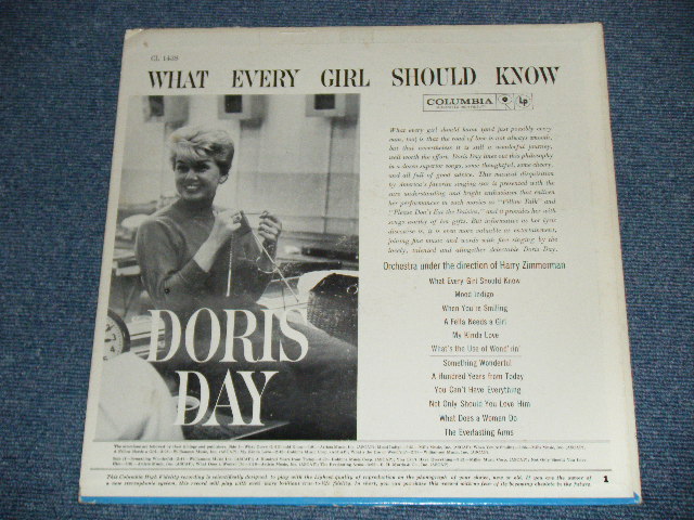 画像: DORIS DAY -   WHAT EVERY GIRL SHOULD KNOW  ( Ex++/MINT- +) / 1960 US ORIGINAL "1st PRESS 6 EYES Label" MONO Used LP