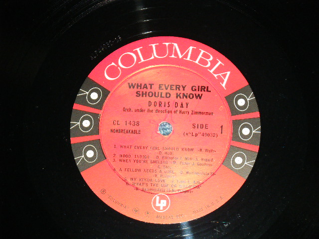 画像: DORIS DAY -   WHAT EVERY GIRL SHOULD KNOW  ( Ex++/MINT- +) / 1960 US ORIGINAL "1st PRESS 6 EYES Label" MONO Used LP
