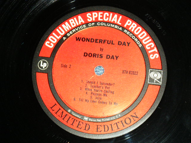 画像: DORIS DAY   -   WONDERFUL DAY  ( Ex++/Ex+++  ) / 1961 US ORIGINAL "Columbia Special Products"  Used LP