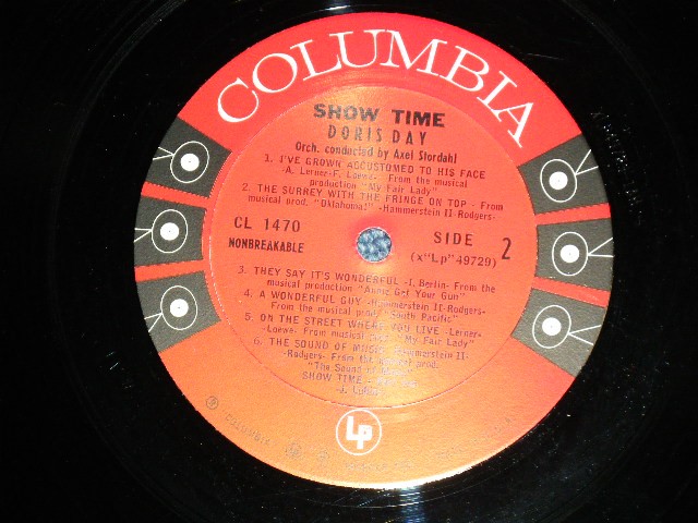 画像: DORIS DAY - SHOW TIME ( Ex/MINT- SWOFC, EDSP )   / 1960 US ORIGINAL "6 EYES Label" Mono Used LP