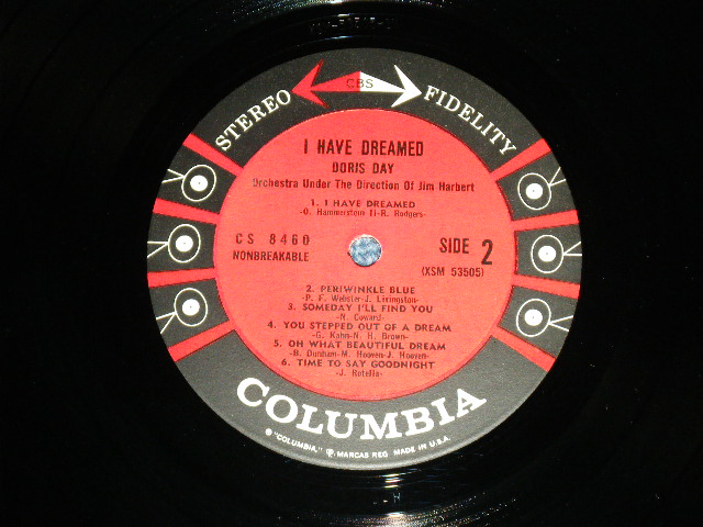 画像: DORIS DAY - I HAVE DREAMED  ( Ex+++/MINT-) / 1961 US ORIGINAL "1st PRESS 6 EYES Label"  STEREO Used LP
