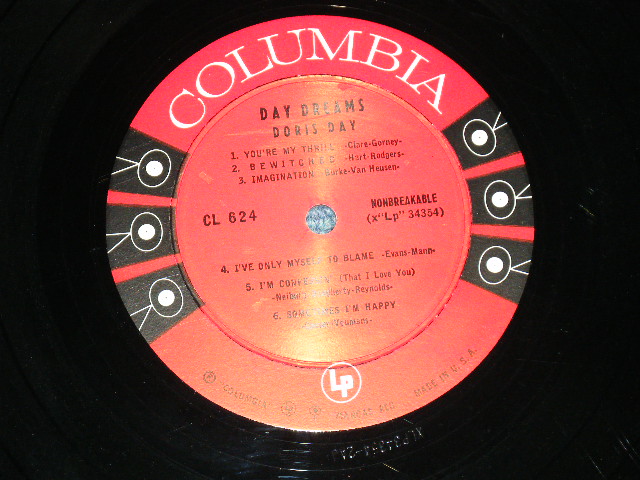 画像: DORIS DAY - DAY DREAMS ( Ex++/Ex+++) / 1956 US ORIGINAL "2nd PRESS 6 EYES Label" MONO Used LP