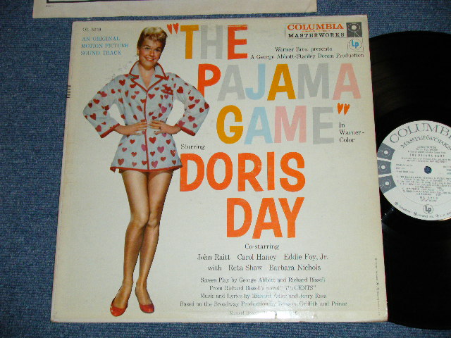 画像1: DORIS DAY ost  -   THE PAJAMA PARTY ( Ex+/Ex+++ B-5 VG++  ) / 1957 US ORIGINAL "White Label PROMO" "1st PRESS 6 EYES Label" MONO Used LP