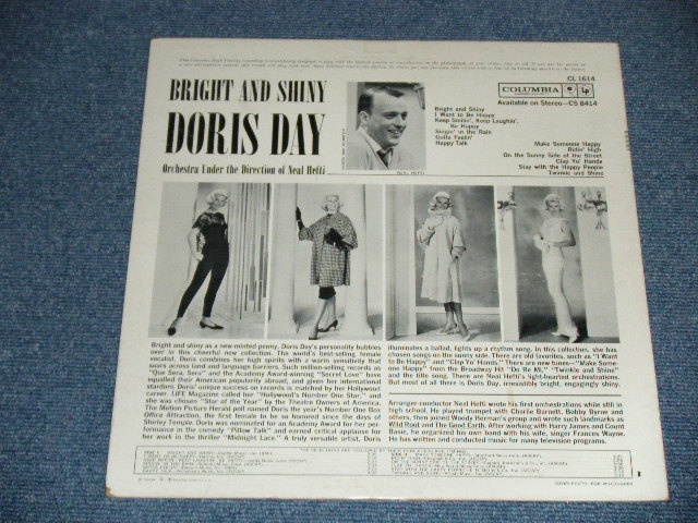 画像: DORIS DAY -   BRIGHT & SHINY ( Ex++/MINT- ) / 1960 US ORIGINAL "1st PRESS 6 EYES Label" MONO Used LP