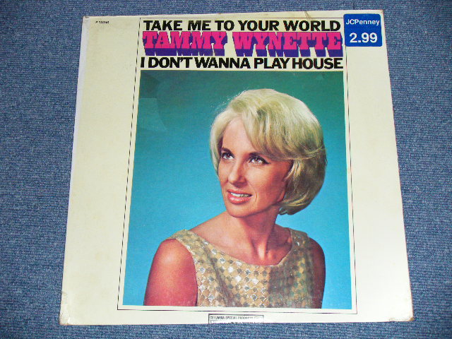 画像1: TAMMY WYNETTE - TAKE ME TO YOUR WORLD  I DON'T WANNA PLAY HOUSE / 1973 US AMERICA  "RECORD CLUB EDITION" "BRAND NEW SEALED" LP 
