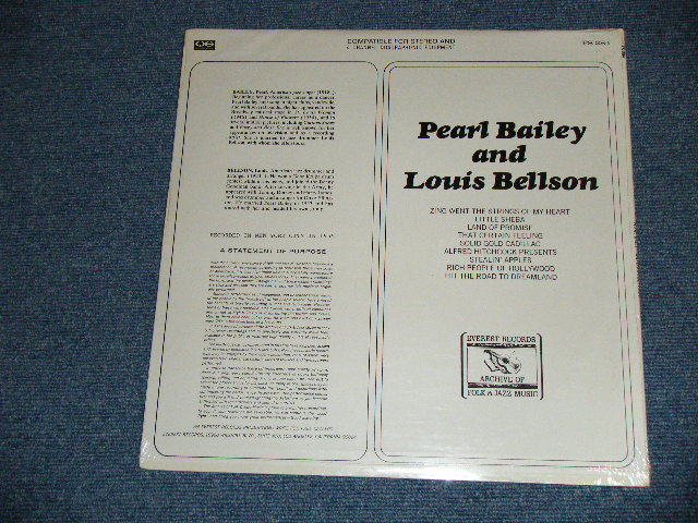 画像: PEARL BAILEY & LOUIS BELLSON - -  PEARL BAILEY & LOUIS BELLSON  (SEALED)  / 19?? US AMERICA"BRAND NEW SEALED" STEREO LP