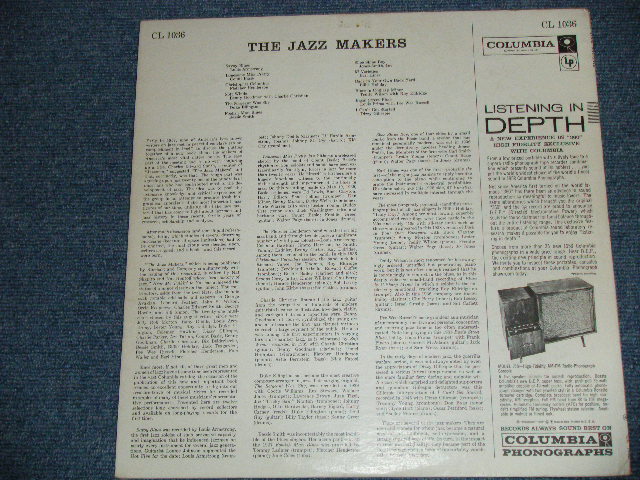 画像: v.a. (COUNT BASIE,BENNY GOODMAN,LOUIS ARMSTRONG,DUKE ELLINGTON,DIZZY GILLESPIE,FLETCHER HENDERSON,BESSIE SMITH,JONES-SMITH,INC.,EARL HINES,BILLY HOLIDAY,LOUIS PRIMA with PEE WEE RUSSELL) - THE JAZZ MAKER (Ex+/MINT-) / 1957 US AMERICA ORIGINAL "BLACK 6 EYES Label"  Mono Used LP 