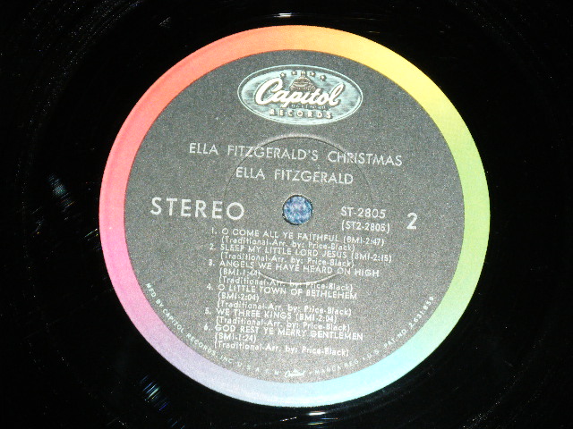 画像: ELLA FITZGERALD - ELLA FITZGERALD'S CHRISTMAS (MINT-/MINT- Looks:Ex+++) /  1967 US AMERICA ORIGINAL STEREO Used LP 