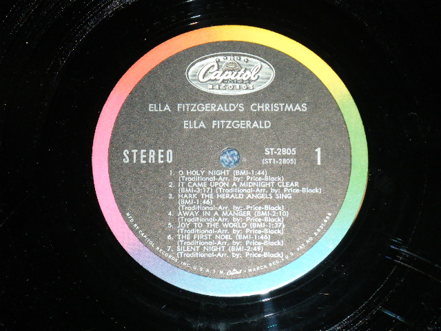 画像: ELLA FITZGERALD - ELLA FITZGERALD'S CHRISTMAS (MINT-/MINT-) /  1967 US AMERICA ORIGINALSTEREO Used LP 