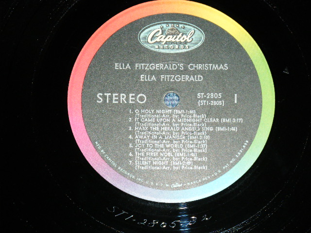 画像: ELLA FITZGERALD - ELLA FITZGERALD'S CHRISTMAS (MINT-/MINT- Looks:Ex+++) /  1967 US AMERICA ORIGINAL STEREO Used LP 