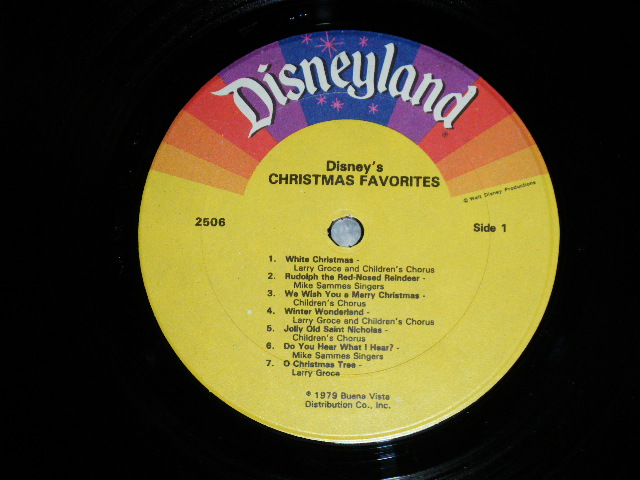 画像: v.a. OMNIBUS ( LARRY GROCE.The MIKE SAMMES SINGERS,and The DISNEYLAND CHILDREN'S SING-ALONG CHORUS) -DISNEY'S CHRISTMAS FAVORITES ( Ex++/Ex+++)  /  1979  US AMERICA ORIGINAL  Used  LP