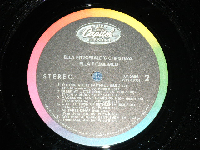 画像: ELLA FITZGERALD - ELLA FITZGERALD'S CHRISTMAS (MINT-/MINT-) /  1967 US AMERICA ORIGINALSTEREO Used LP 