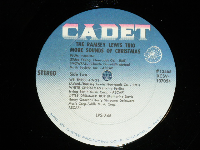 画像: RAMSEY LEWIS -  MORE SOUNDS OF CHRISTMAS (Ex+++/MINT-)  / 1966 US AMERICA ORIGINAL  STEREO LP