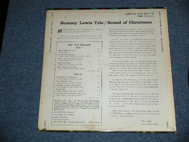 画像: RAMSEY LEWIS -  SOUNDS OF CHRISTMAS (Ex+/Ex+)  / 1961 US AMERICA ORIGINAL MONO Used  LP