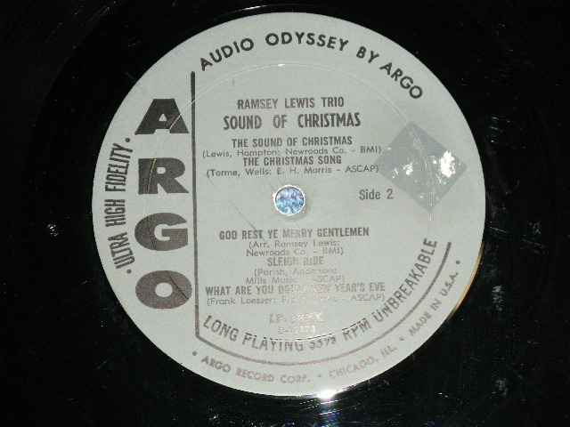 画像: RAMSEY LEWIS -  SOUNDS OF CHRISTMAS (Ex+/Ex+)  / 1961 US AMERICA ORIGINAL MONO Used  LP