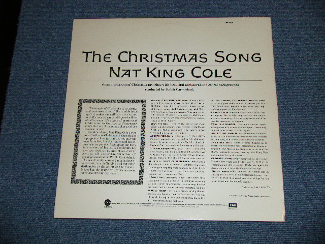画像: NAT KING COLE - The CRISTMAS SONG( Ex+++/MINT- ) / 1970's  US AMERICA REISSUE STEREO Used LP