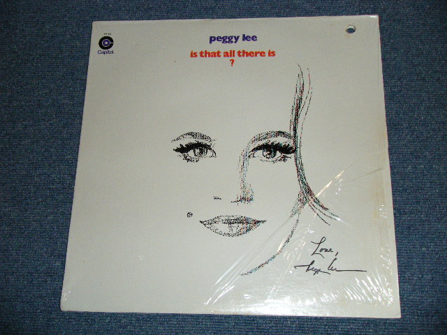 画像1: PEGGY LEE - IS THAT ALL THERE IS ? (with MESSAGR SINGED AUTOGRAPHED : SEALED) / 1970 US REISSUE "BRAND NEW SEALED"  LP 