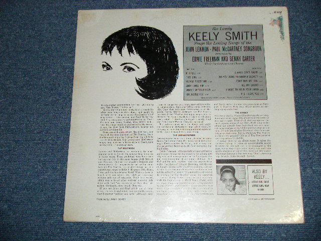 画像: KEELY SMITH -  SINGS THE JOHN LENNON PAUL McCARTNEY SONGBOOK ( BEATLES Songs  : SEALED )  / 1964 US AMERICA ORIGINAL "BRAND NEW SEALED"  STEREO LP
