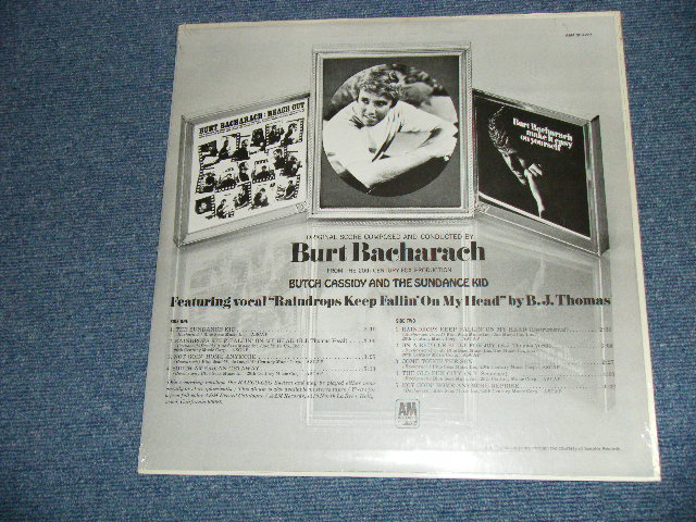 画像: ost BURT BACHARACH : B.J.THOMAS - BUTCH CASSIDY and SUNDANCE KID (SEALED)  / 1969  US AMERICA ORIGINAL "BRAND NEW SEALED"  LP
