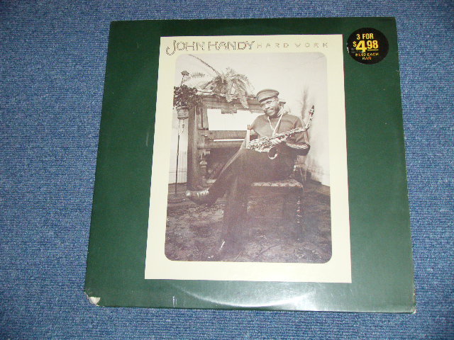 画像1: JOHN HANDY - HARD WORK  (SEALED : Cut Corner at Left bottom ) / 1976 US AMERICA ORIGINAL "BRAND NEW SEALED"  LP 