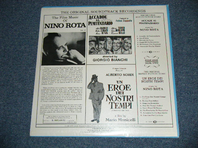 画像: ost NINO ROTA  - ACCADDE AL PENITENZIARIO  (SEALED)  / 1982 US AMERICA ORIGINAL "BRAND NEW SEALED"  LP