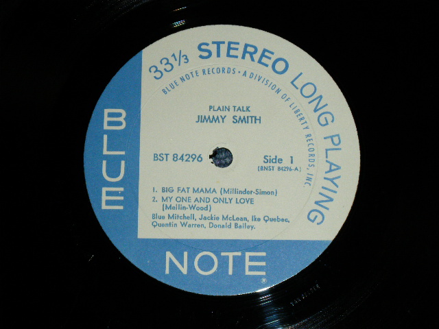 画像: JIMMY SMITH  - PLAIN TALK (Ex++/Ex++) / 1969 US AMERICA ORIGINAL "1st PRESS LIBERTY RECORDS CREDIT on LABEL" STEREO Used LP