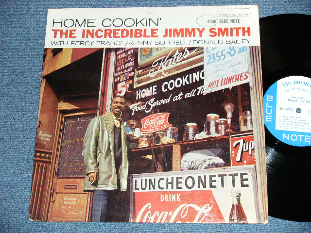 画像1: JIMMY SMITH  with PERCY FRANCE,,KENNY BURRELL,DONALD BAILEY -  HOME COOKIN'  : THE INCREDIBLE JIMMY SMITH   (Ex+++/MINT-  / 1963 US AMERICA ORIGINAL "1st PRESS NEW YORK USA  on LABEL" MONO Used LP 