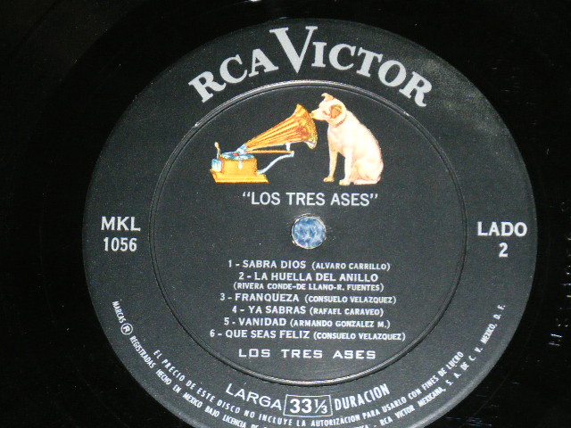 画像: LOS TRESASES (MEXICAN POP CHORUS) - LOS TRESASES (Ex+++/MINT- )  / 1950's?  MEXICO  ORIGINAL MONO Used LP 