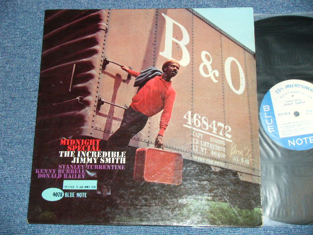 画像1: JIMMY SMITH  with STANLEY TURRENTINE,KENNY BURRELL,DONALD BAILEY - MIDNIGHT SPECIAL : THE INCREDIBLE J'S  (Ex+/VG)  / 1963 US AMERICA ORIGINAL "1st PRESS NEW YORK USA  on LABEL" MONO Used LP 