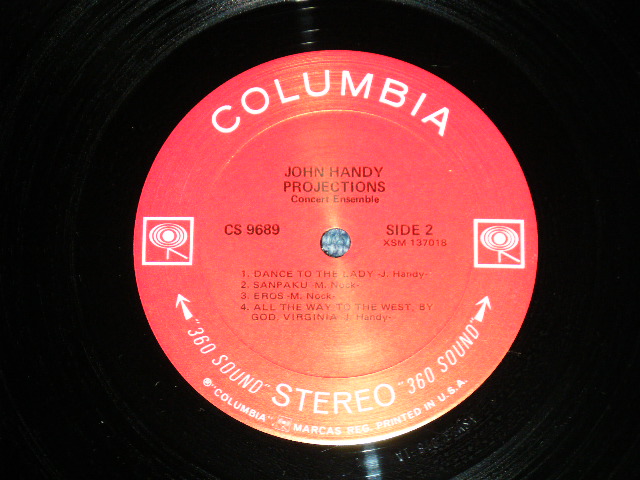 画像: JOHN HANDY -  PROTECTIONS (Ex++/MINT-) / 1968 US AMERICA ORIGINAL "360 SOUND Label" STEREO Used LP 