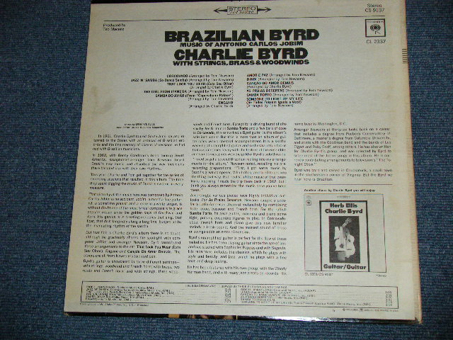 画像: CHARLIE BYRD - BRAZILIAN BIRD (Ex++/MINT-) / 1966 US AMERICA ORIGINAL "White 360 SOUND Label" STEREO Used LP 