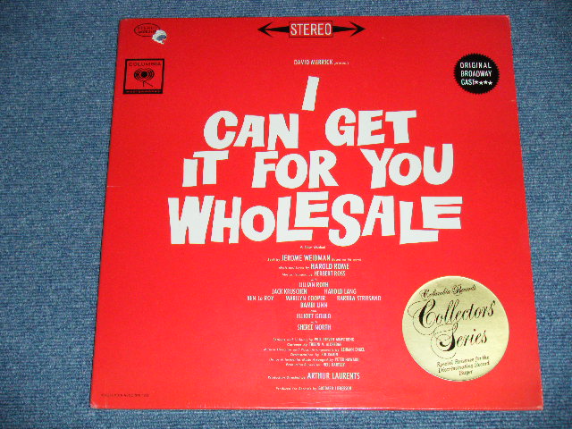 画像1: Original Broadway Cast DAVID MERRICK Presents - I CAN GET IT FOR YOU WHOLESALE  ( SEALED ) / 1990's? US AMERICA REISSUE "BRAND NEW SEALED"  LP 