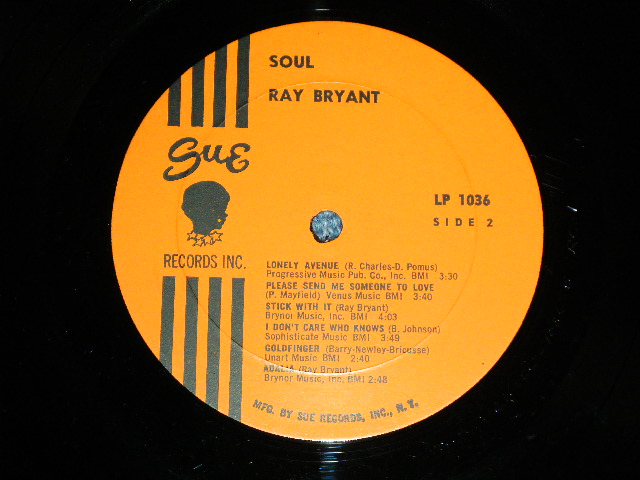 画像: RAY BRYANT - SOUL ( Ex/Ex++)  / 1965 US AMERICA ORIGINAL MONO  Used LP 